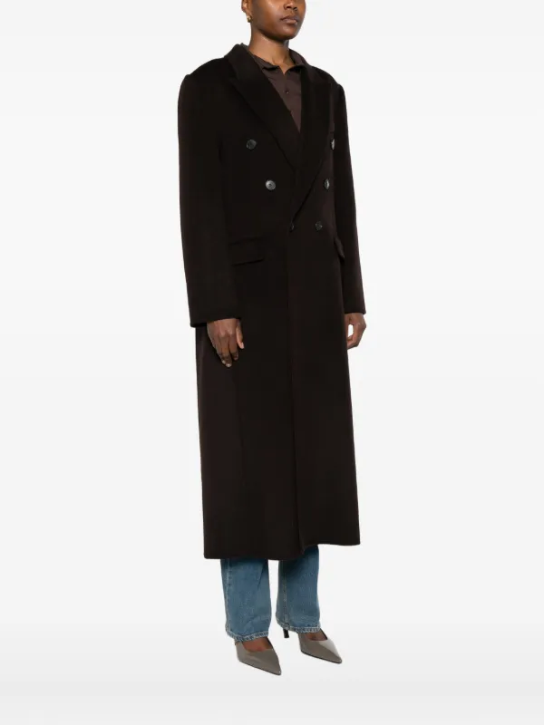 Victoria Beckham double-breasted button-up Coat | Brown