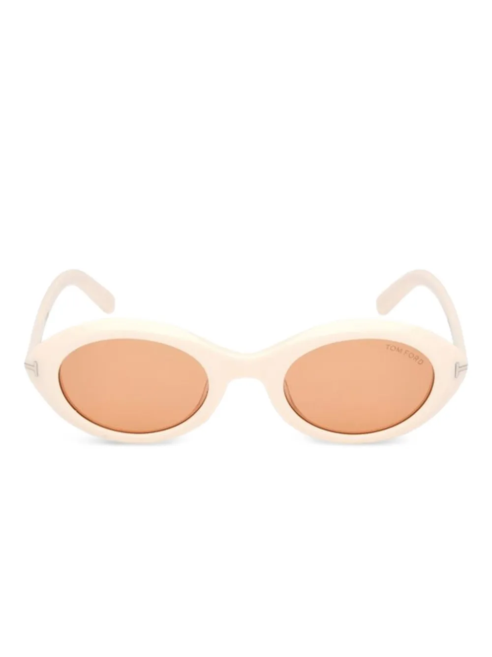 TOM FORD Eyewear oval-frame sunglasses Beige