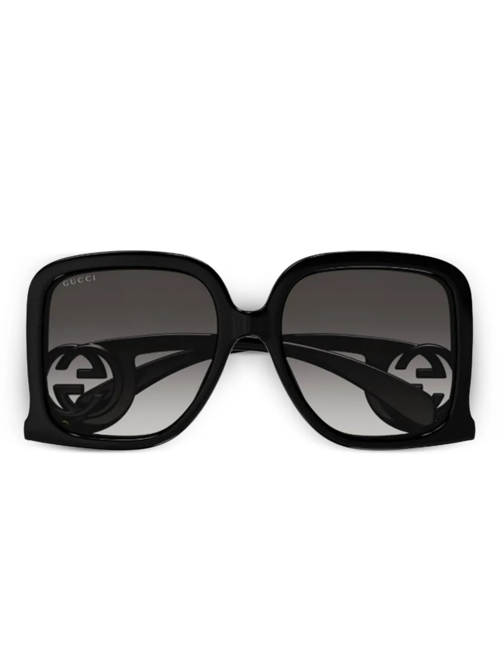 Gucci Eyewear GG logo square sunglasses Zwart