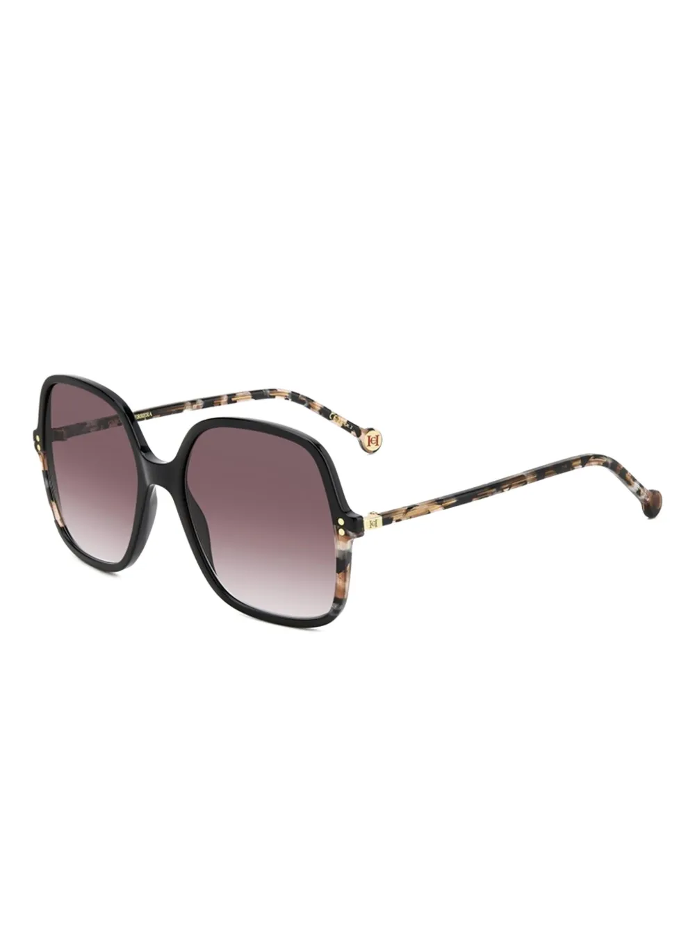 Carolina Herrera tortoiseshell-frame sunglasses Zwart