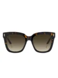 MISSONI EYEWEAR tortoiseshell square sunglasses - Brown