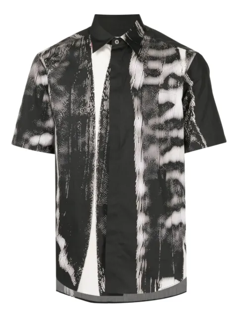 Dunhill abstract-print short-sleeve shirt