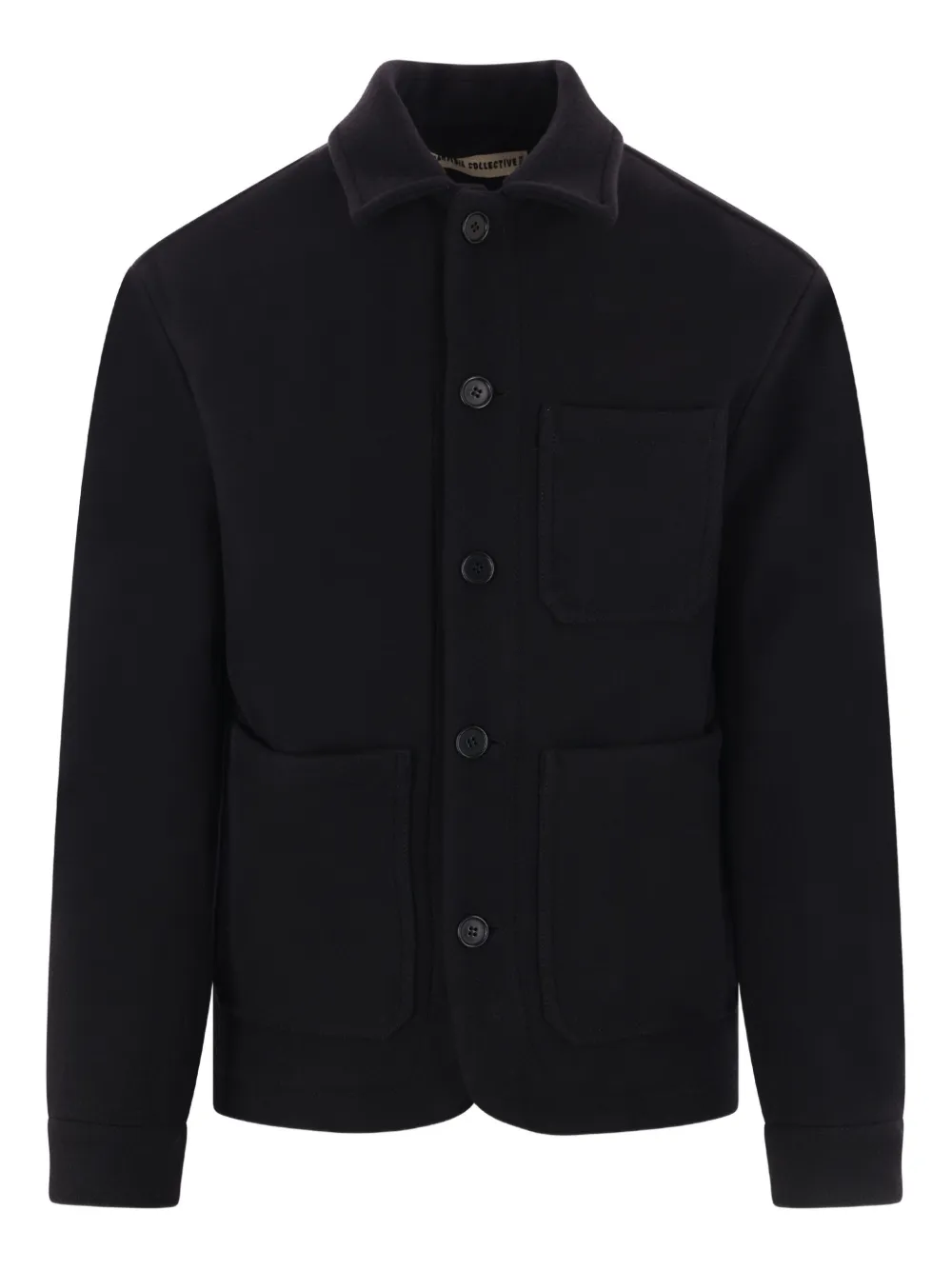 Meta Campania Collective button-closure patch-pocket jacket | Black | Image 1