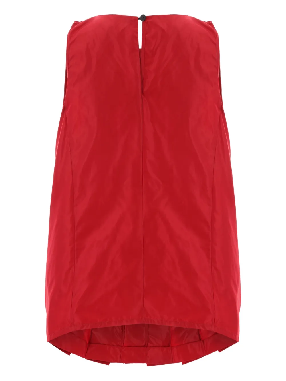 Maria Calderara Geplooide top met ronde hals Rood