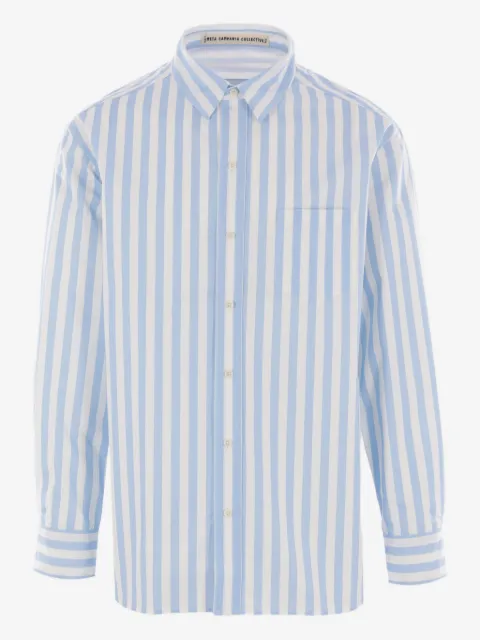 Meta Campania Collective camisa de popelina con rayas estampadas