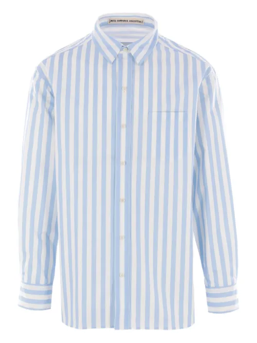 Chemise en popeline à rayures - Meta Campania Collective - Modalova