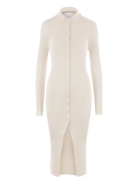 Meta Campania Collective rib-knit button midi dress