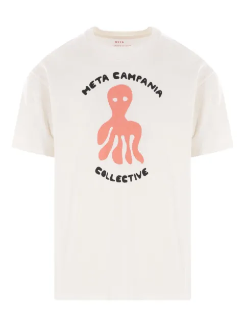 Meta Campania Collective Peter octopus-print cotton T-shirt