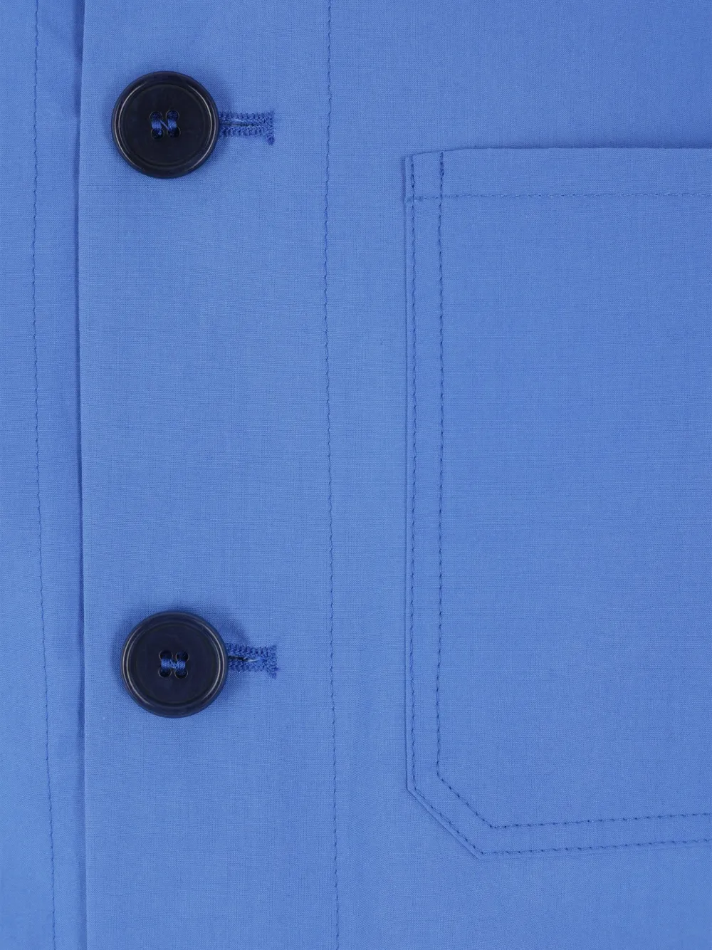 Meta Campania Collective Shirtjack met zak met knoopsluiting Blauw