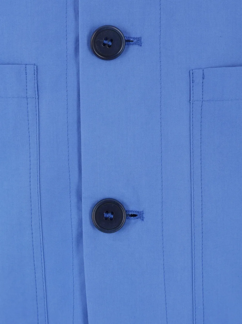 Meta Campania Collective Shirtjack met zak met knoopsluiting Blauw