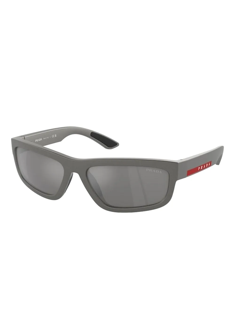 Prada Linea Rossa rectangle-frame sunglasses Grijs