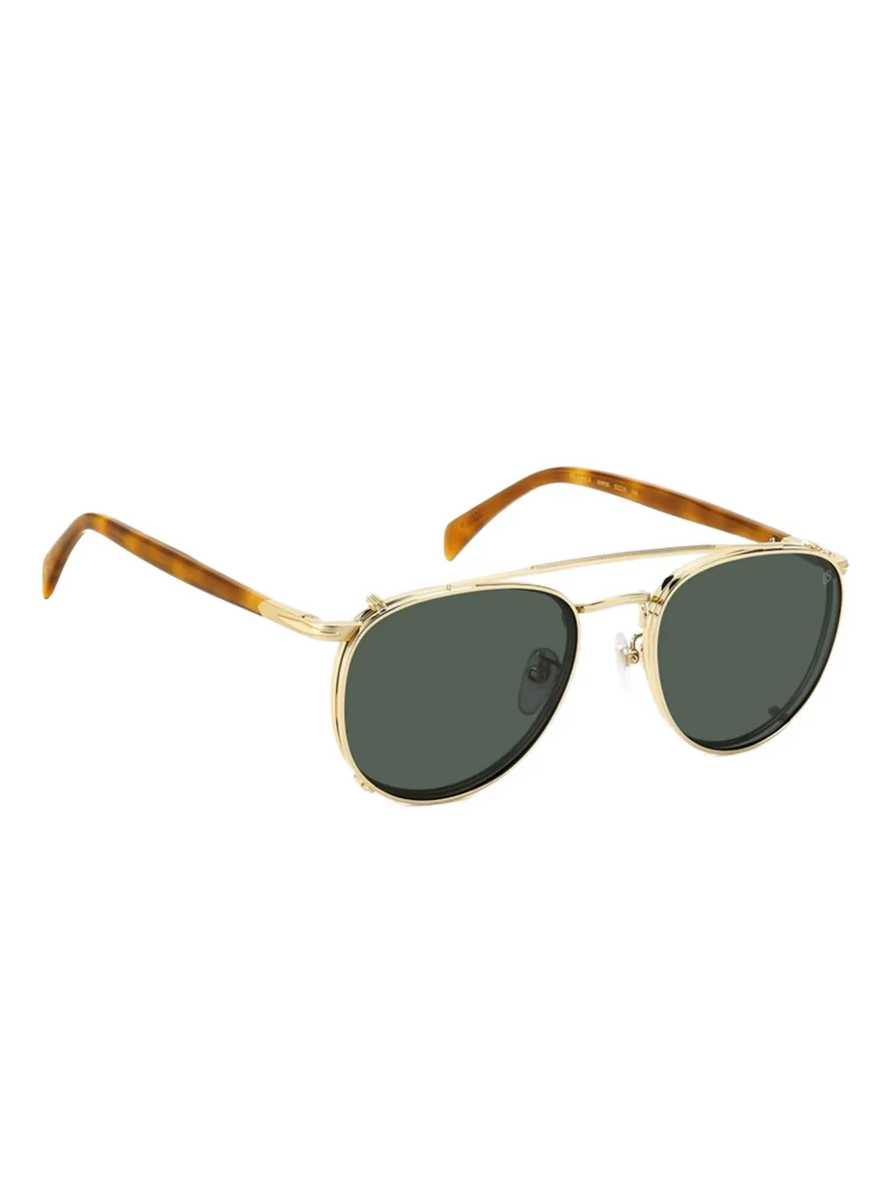 DAVID BECKHAM EYEWEAR Clip-on zonnebril Goud