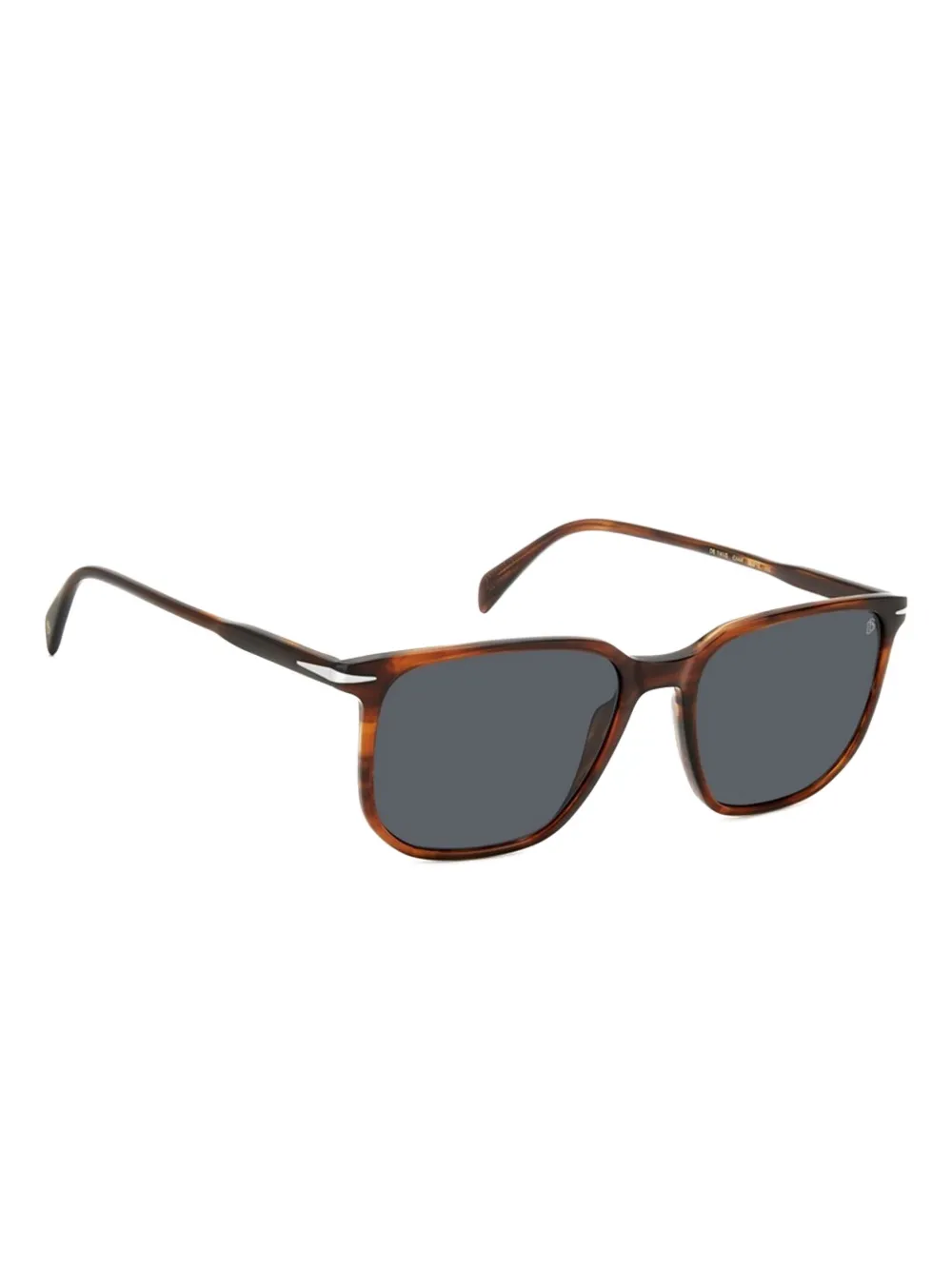 DAVID BECKHAM EYEWEAR horn-frame square sunglasses EX4IR |BROWN