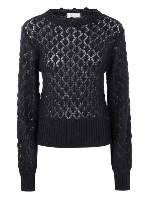 Blumarine open-knit sweater