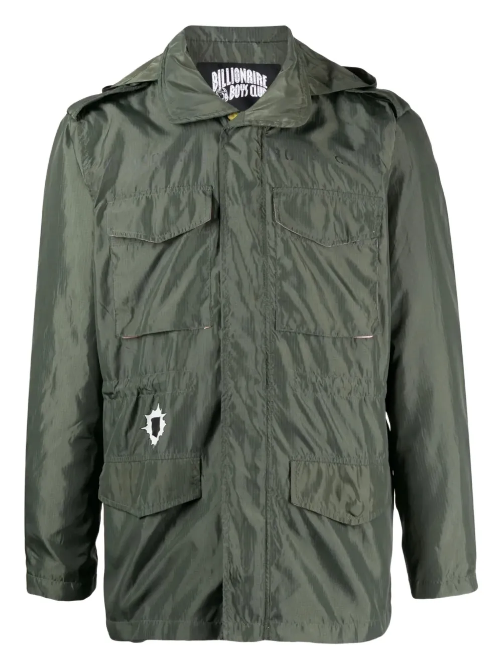 Billionaire Boys Club graphic-print hooded jacket Groen