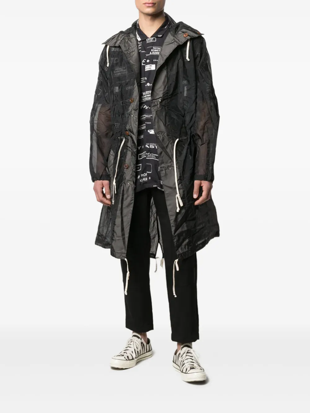 Black Comme Des Garçons cotton trousers | Regular-Fit & Straight Leg Pants | Image 2