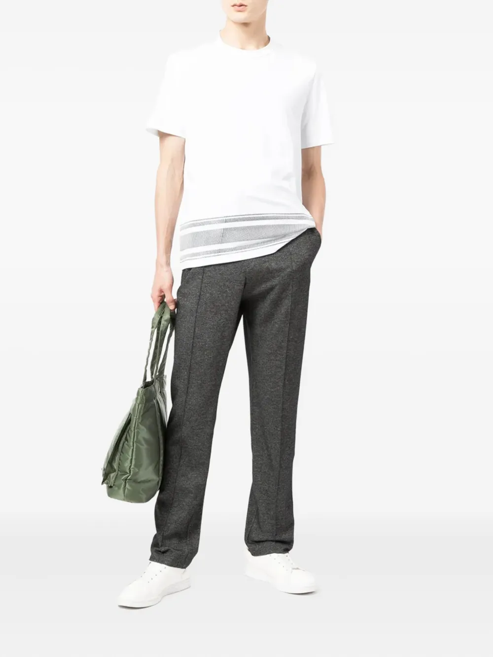 Brioni drawstring trousers | Pantalons droits | Image 2