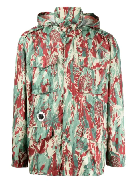 Billionaire Boys Club camouflage-print hooded jacket