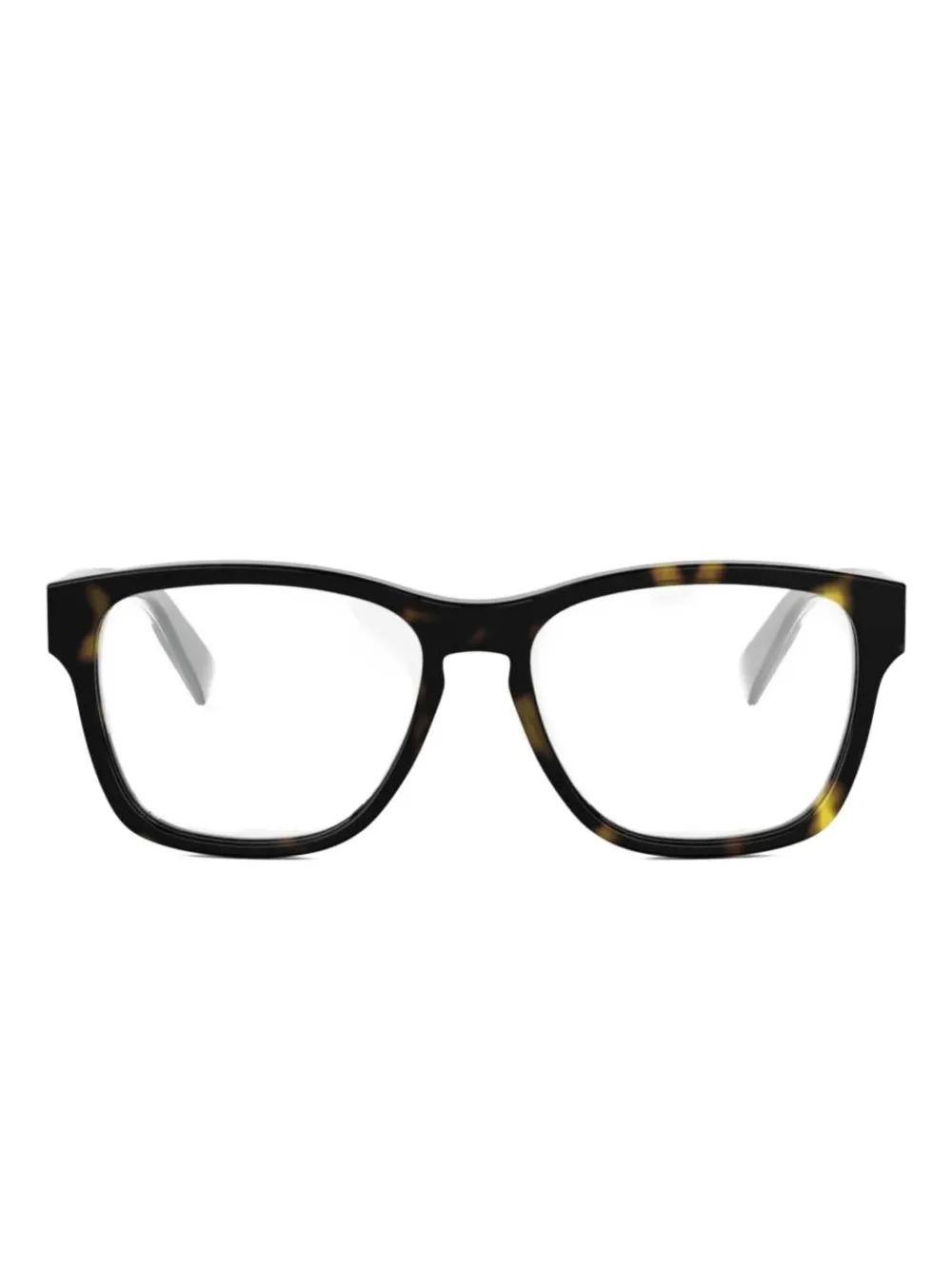 Bvlgari rectangle-frame glasses | Black | Image 1