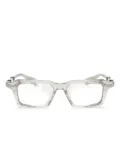 Balmain Eyewear square-frame clear glasses - Grey