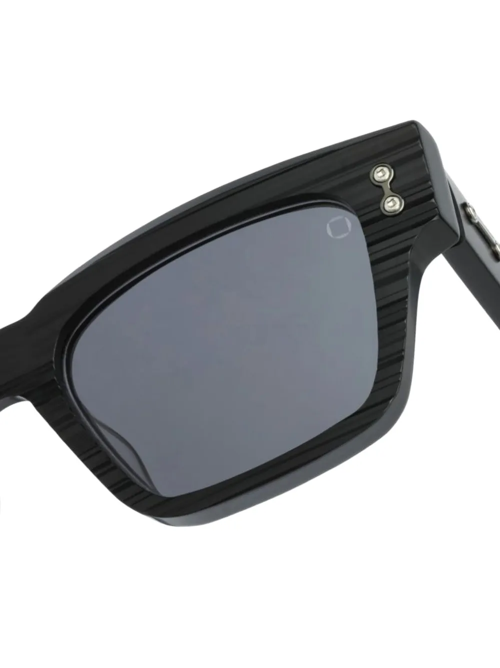 Akoni square-frame sunglasses Zwart