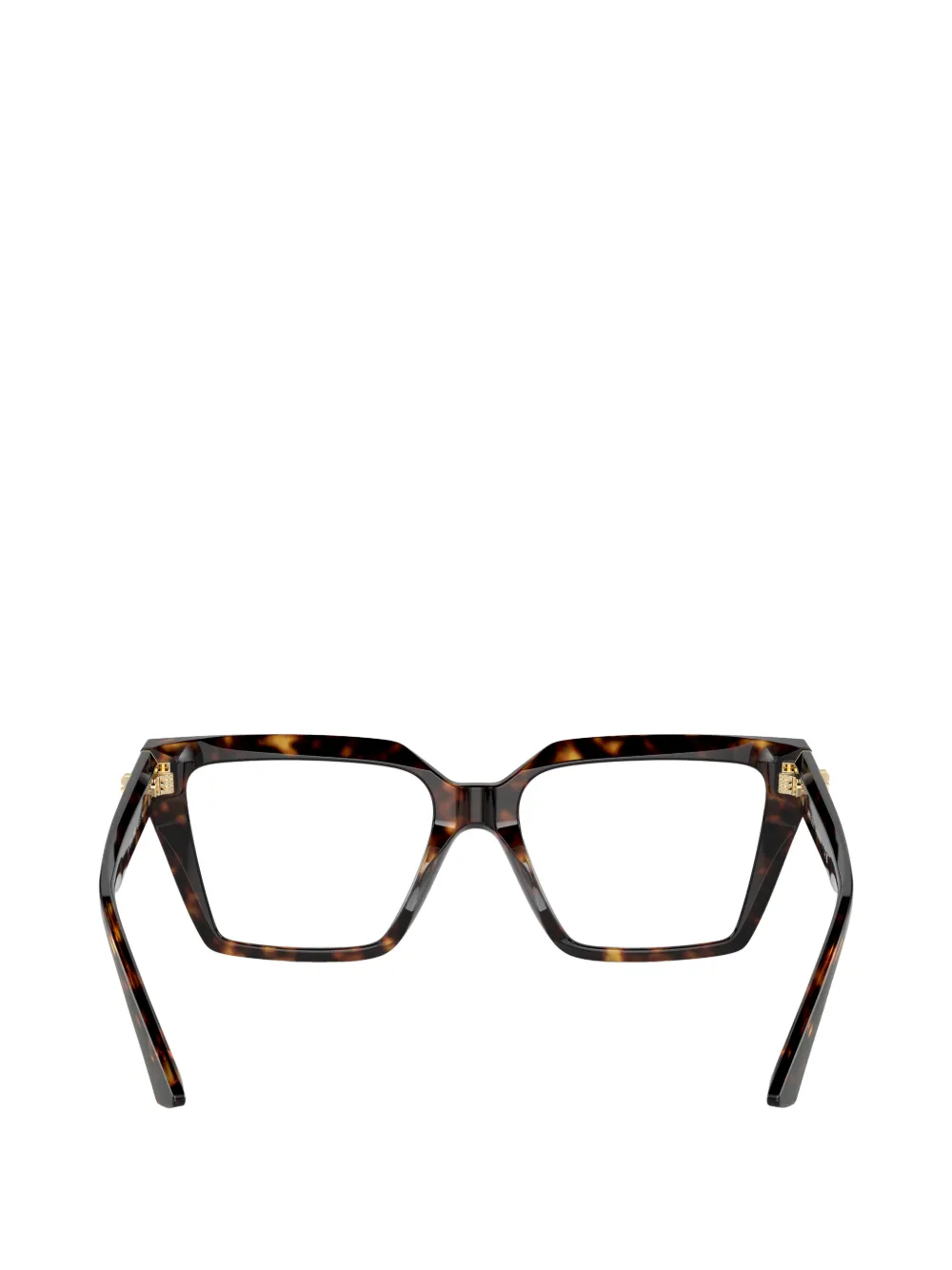 Jimmy Choo Eyewear Bril met geometrisch logo Bruin