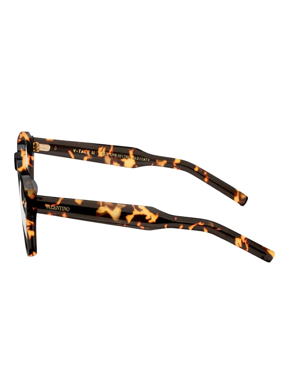 VALENTINO GARAVANI EYEWEAR Bril met piloten montuur Bruin