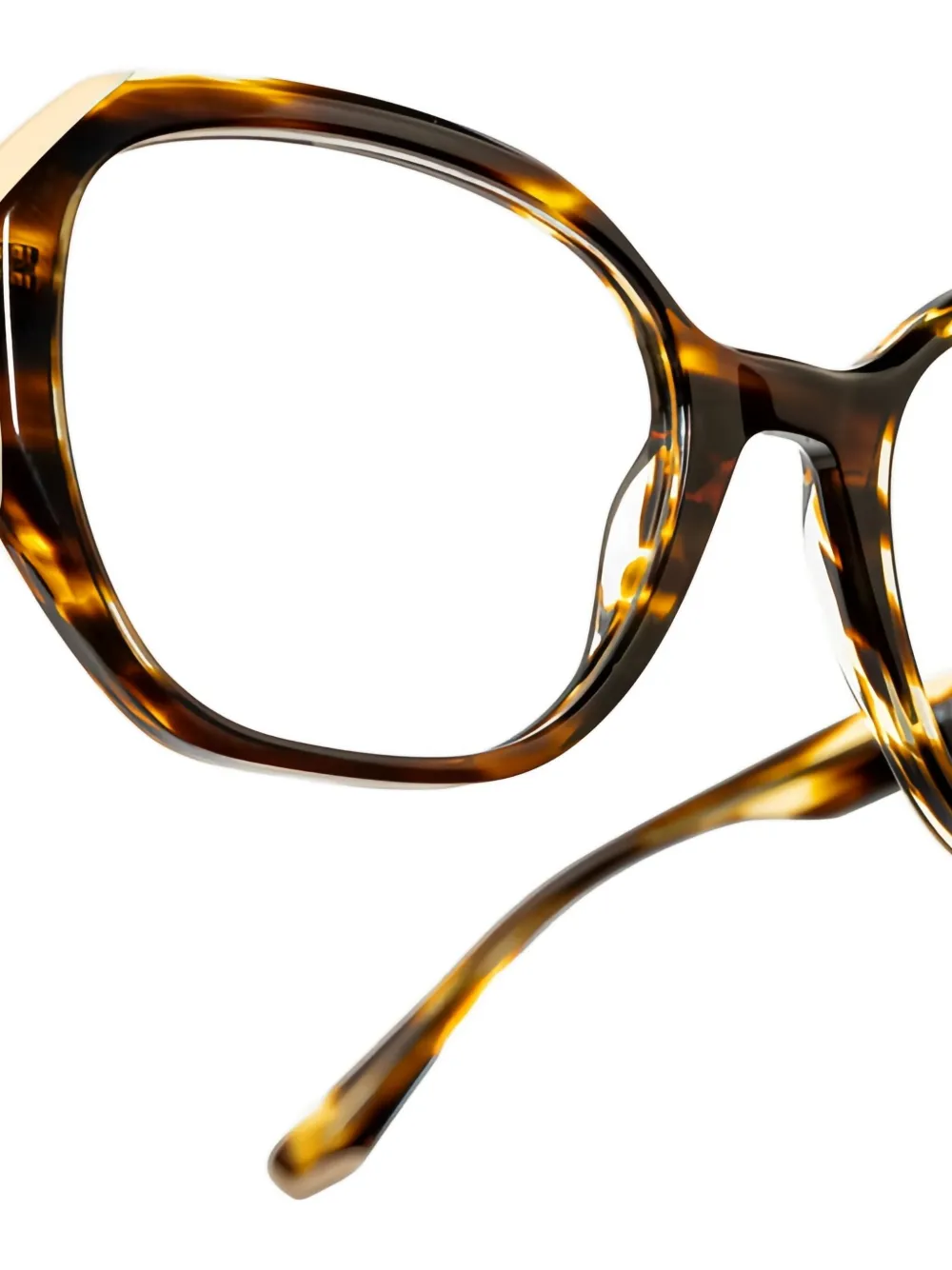  Xavier Garcia Design Round-frame Glasses - Brown 
