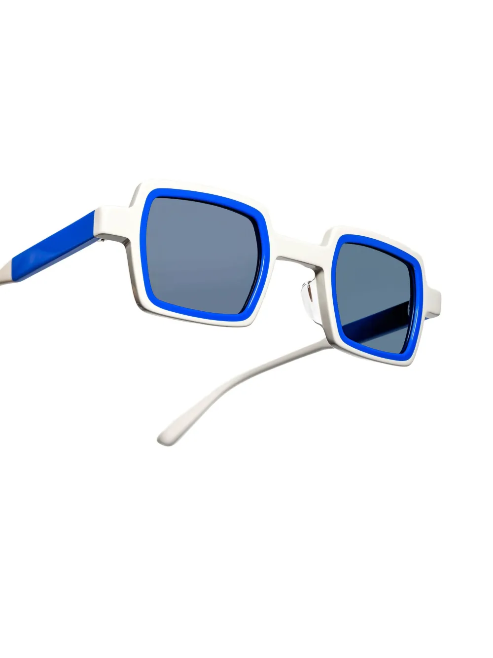 Xavier Garcia Design OXY C-3 zonnebril met vierkant montuur - Wit