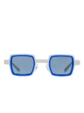 Xavier Garcia Design OXY C-3 square-frame sunglasses - White