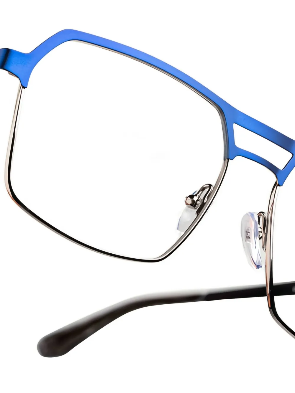  Xavier Garcia Design Claude Square-frame Glasses - Blue 