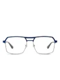 Xavier Garcia Design Claude square-frame glasses - Blue