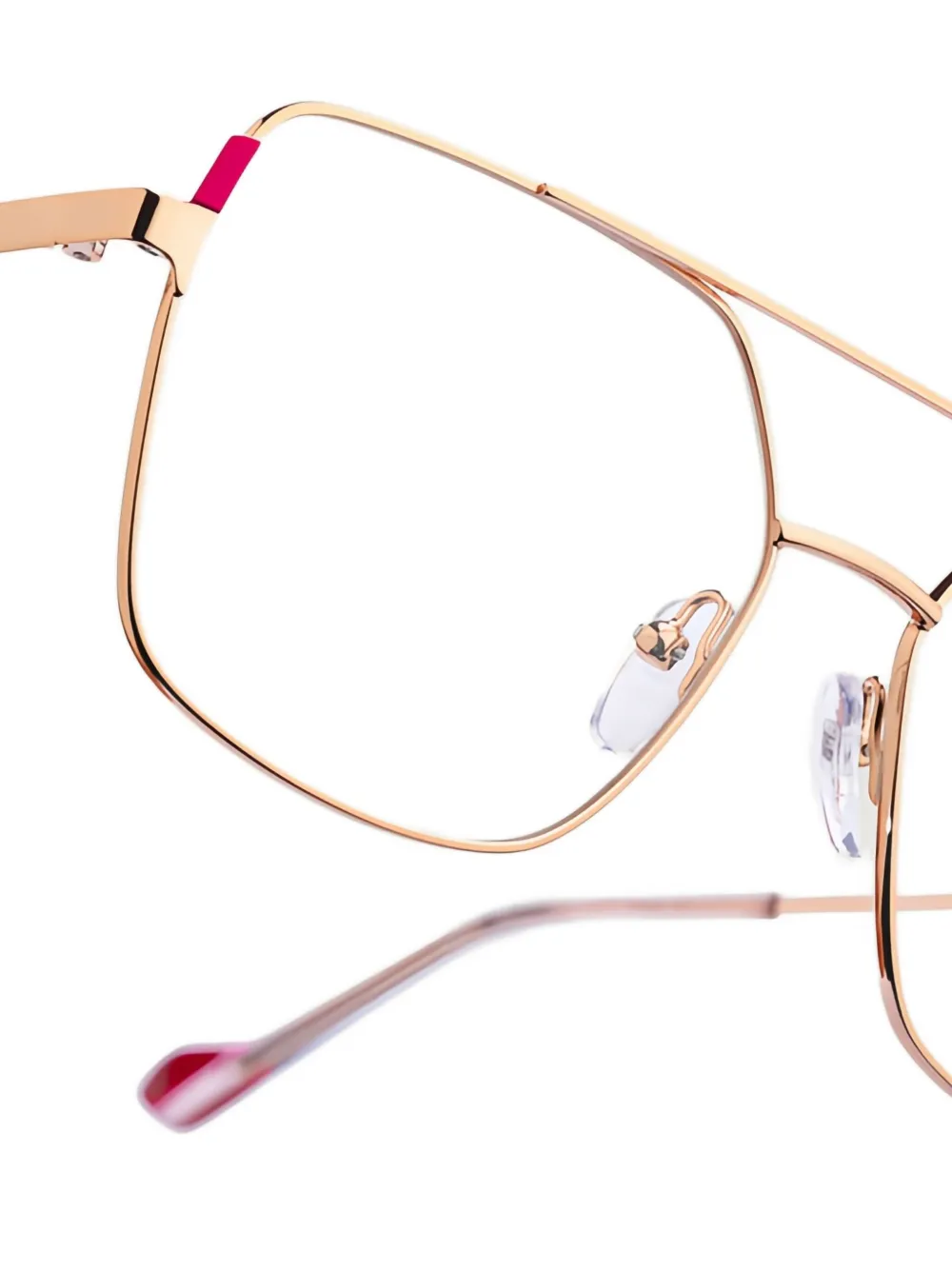  Xavier Garcia Design Griet Double-bridge Glasses - Gold 