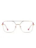 Xavier Garcia Design Griet double-bridge glasses - Gold