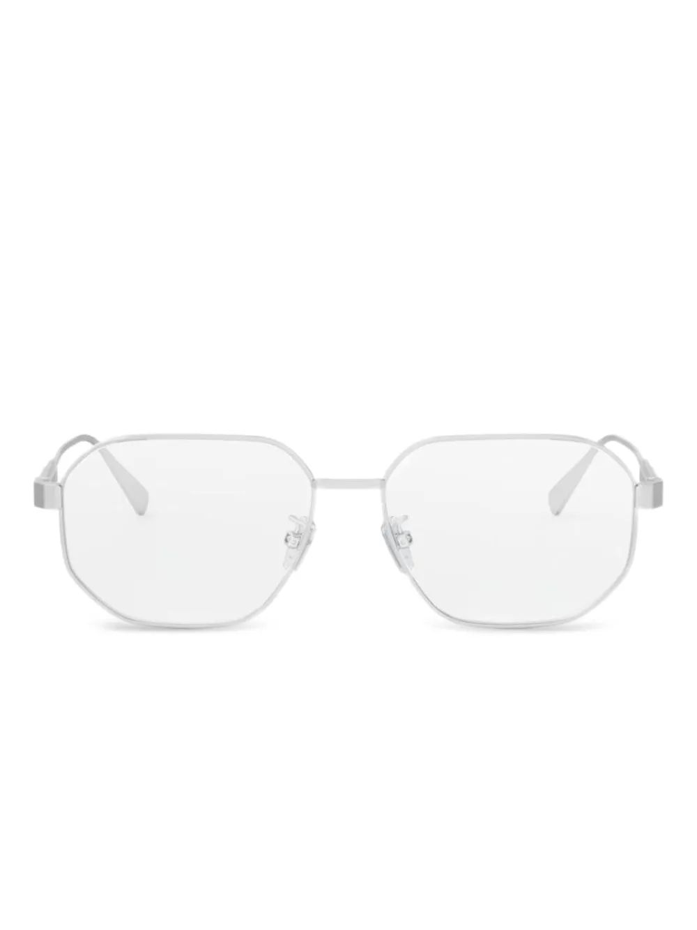 Bvlgari geometric-frame glasses | Silver | Image 1