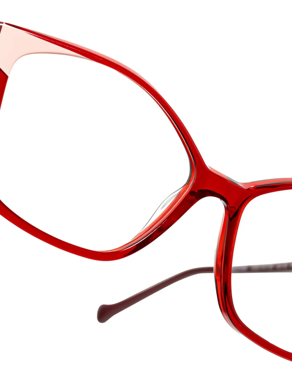  Xavier Garcia Design Madame Cat-eye Glasses - Red 