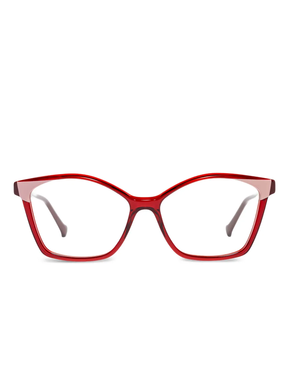 Xavier Garcia Design lunettes de vue Madame à monture papillon | rouge | Image 1