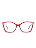 Xavier Garcia Design Madame cat-eye glasses - Red