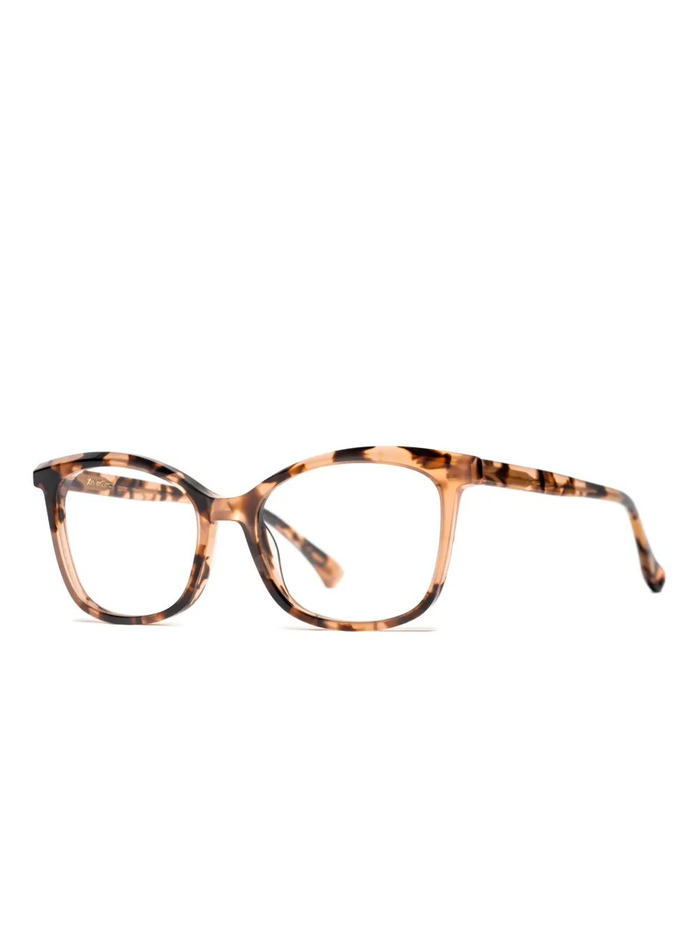 Xavier Garcia Design tortoiseshell round frames | Brown | Image 1