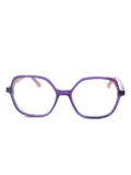 Xavier Garcia Design rectangle inner-detail frames - Purple