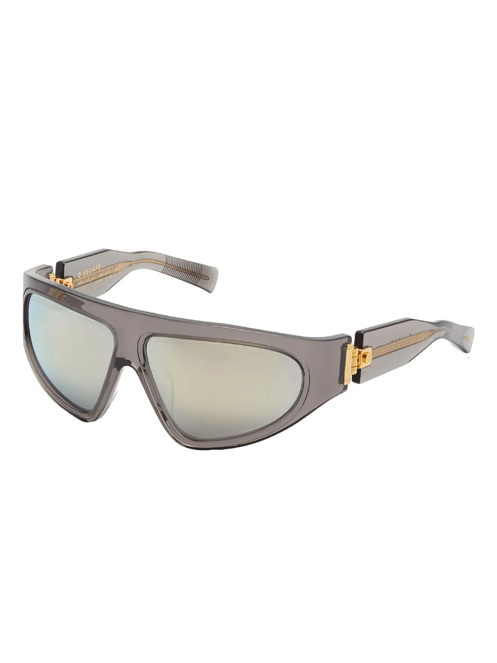 Balmain Eyewear B-Escape zonnebril met geometrisch montuur - Grijs