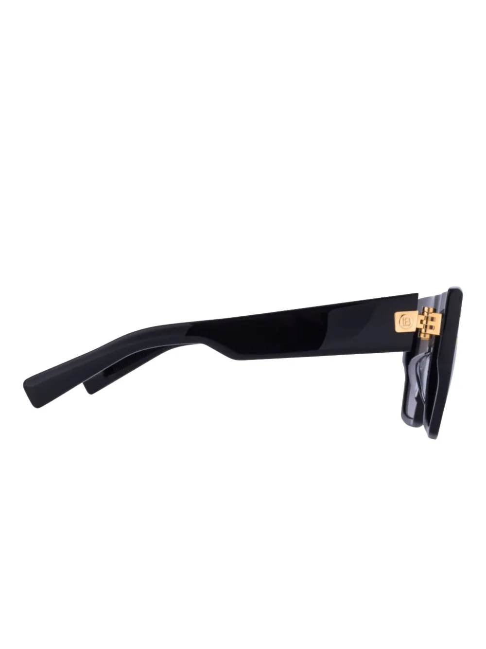 Balmain square-frame sunglasses Zwart