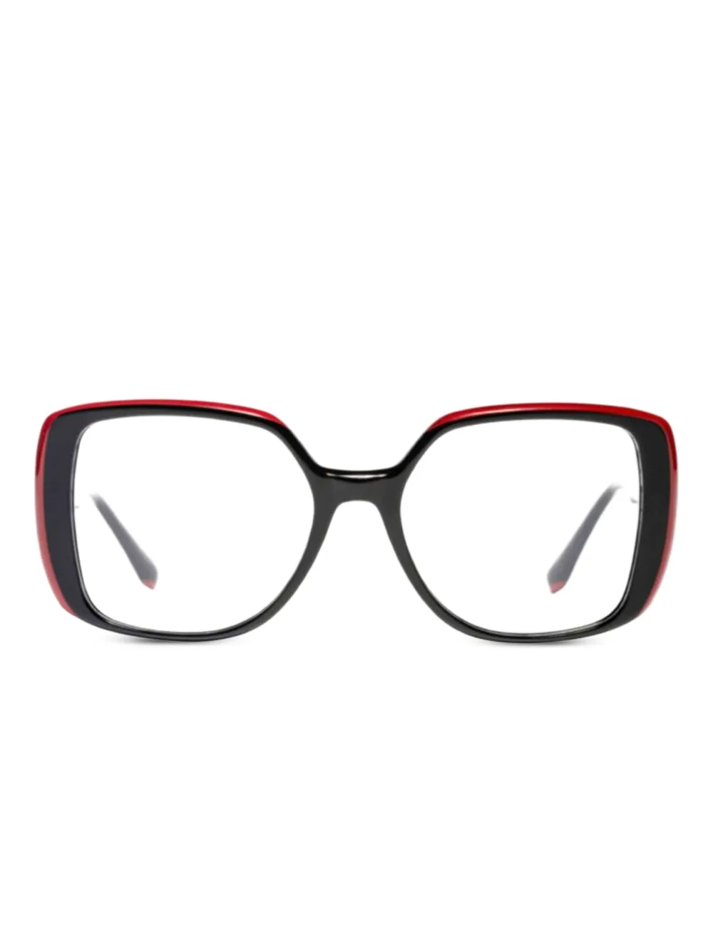 Xavier Garcia Design Celeste square-frame glasses | Black | Image 1