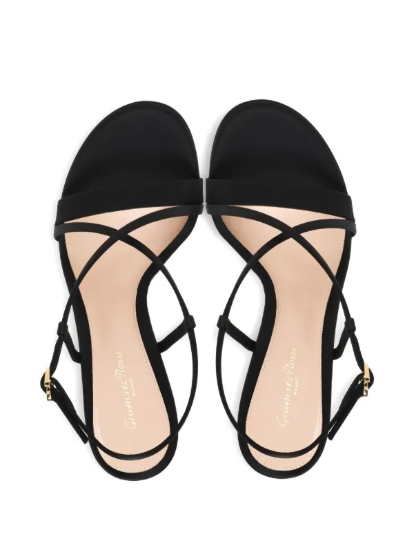 マロンダロリアンさん専用pop century 1/1 Giancarlo Es Gianvito Rossi Slingback cross-strap Sandals | Black | FARFETCH