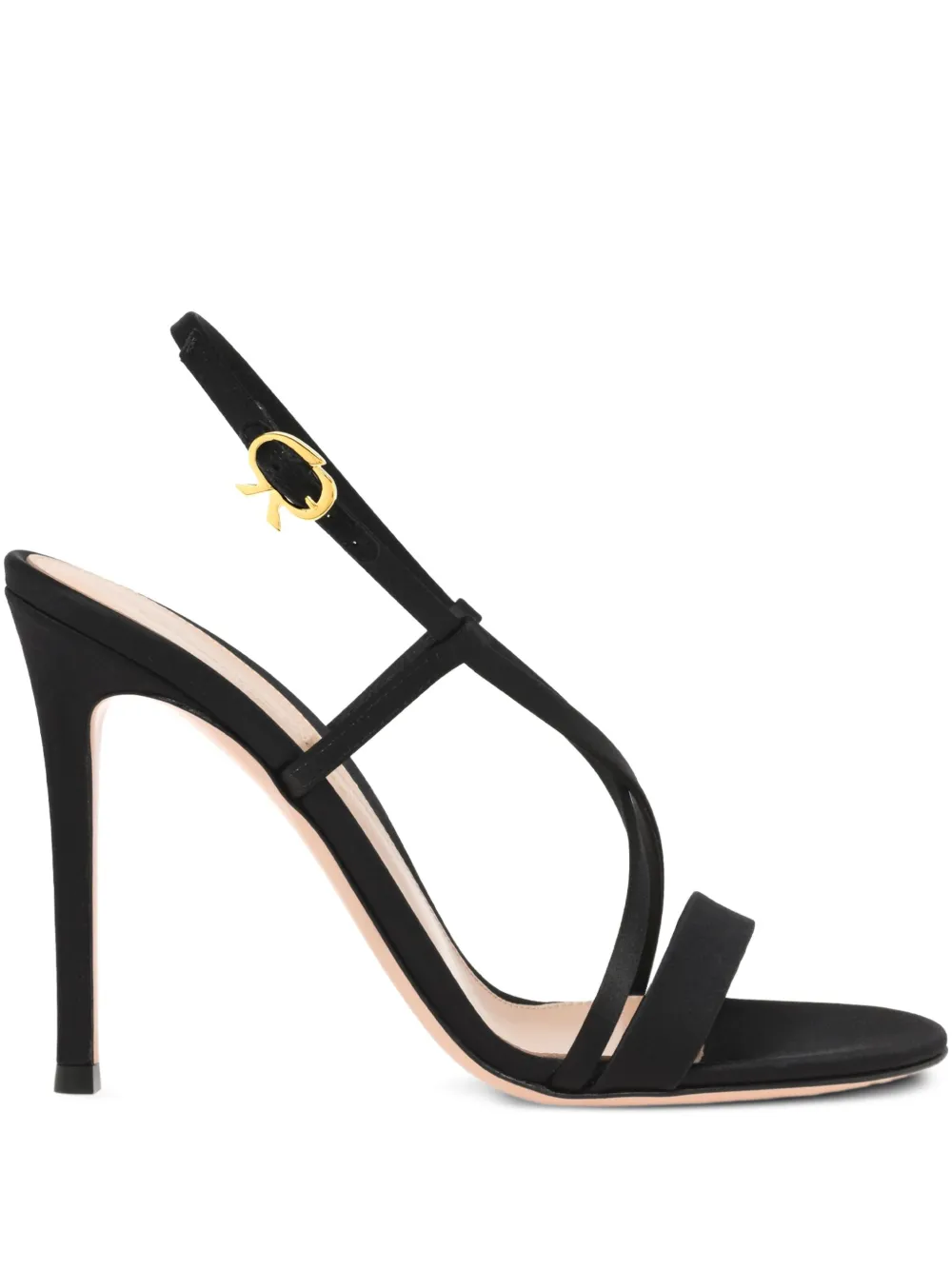 Gianvito Rossi slingback cross-strap sandals Black