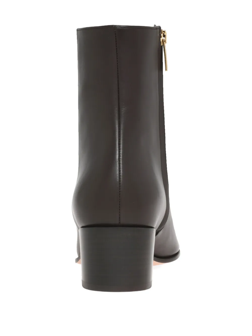 Gianvito Rossi zip-detail leather boots Brown