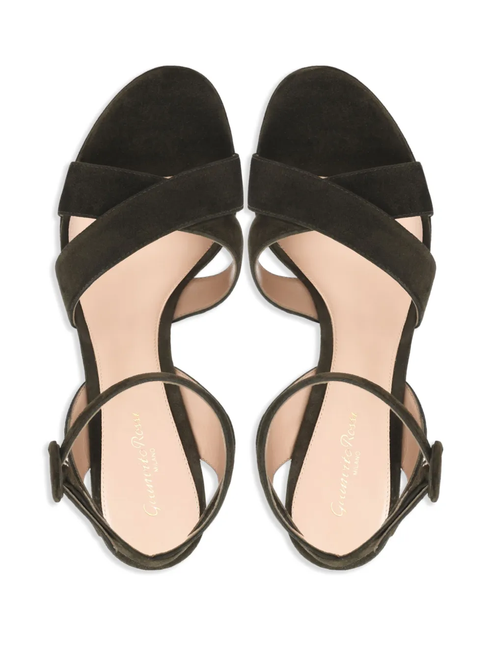 Gianvito Rossi crossover platform sandals Green