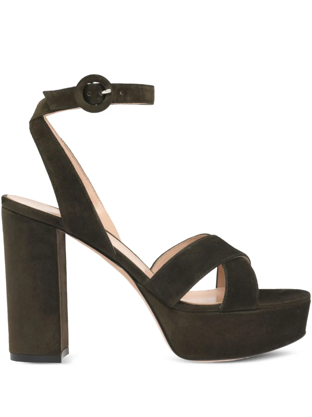Gianvito Rossi crossover platform sandals Green