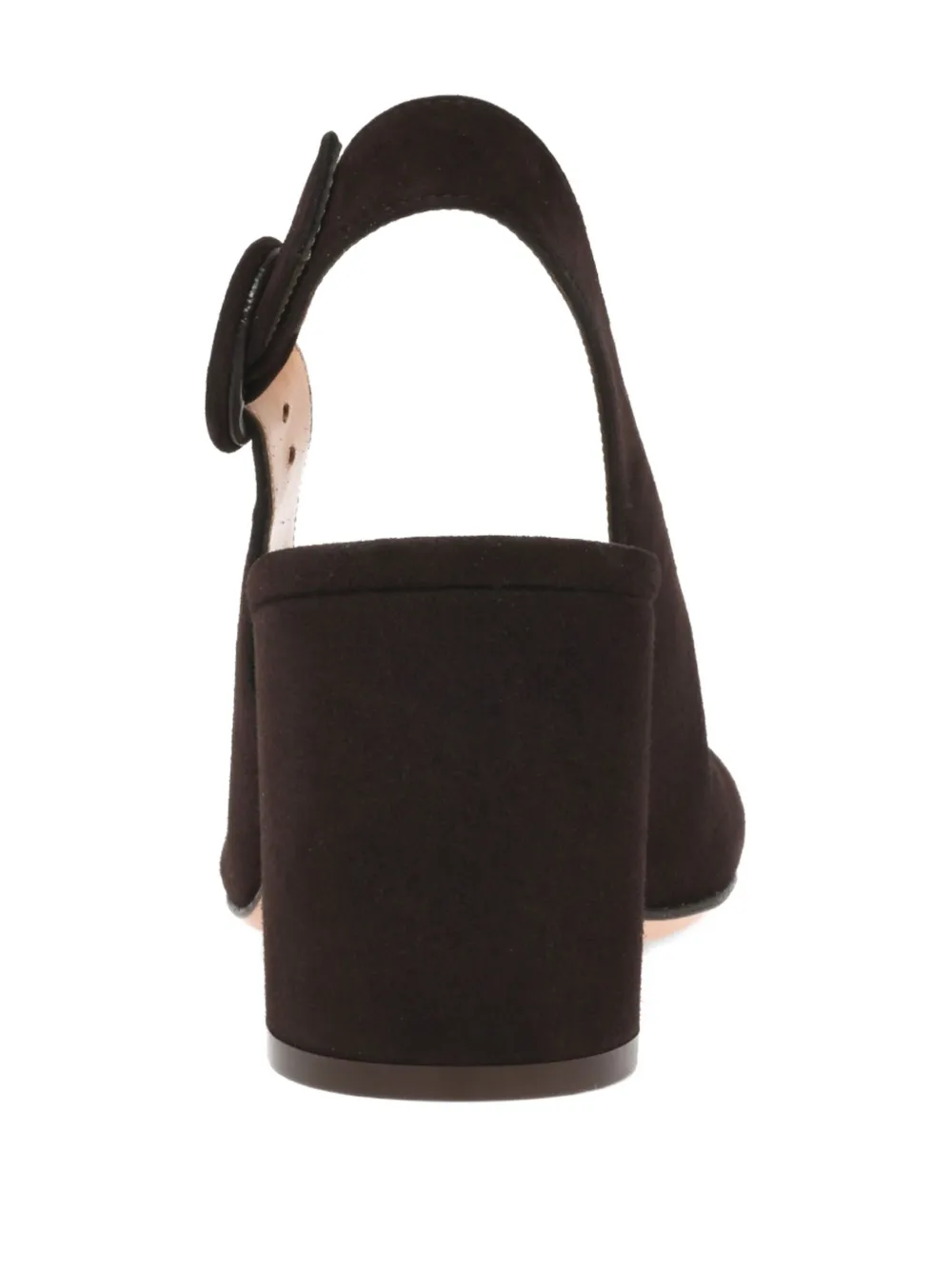 Gianvito Rossi slingback heeled pumps Brown