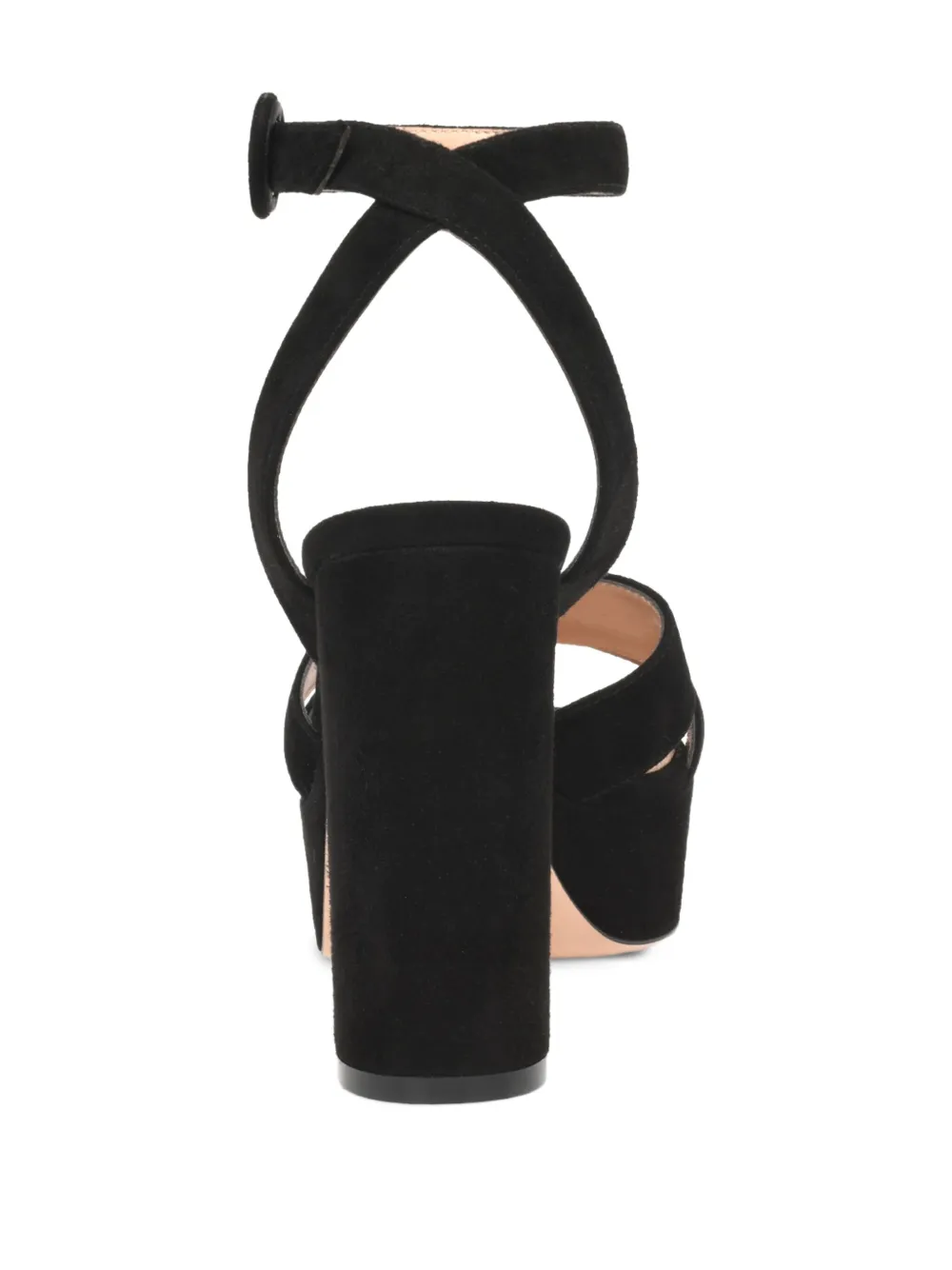 Gianvito Rossi crossover platform sandals Black